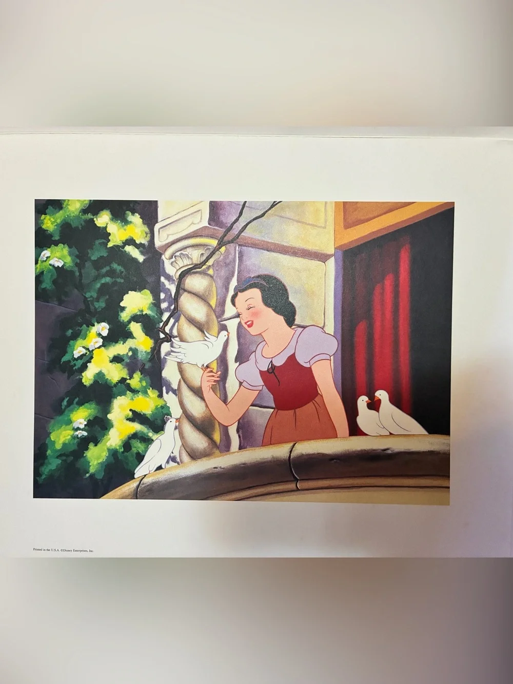 Disney Snow White and the Seven Dwarfs Lithograph Set 2001